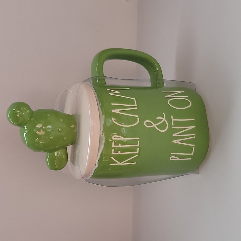 Rae Dunn Keep Calm & Plant On Mug